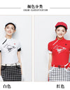 women golf shirts short