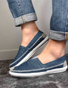 Men's Linen Straw Walking Shoes