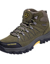 Men Outdoor Sneakers Cotton Fabric Lace-up Hiking Shoes