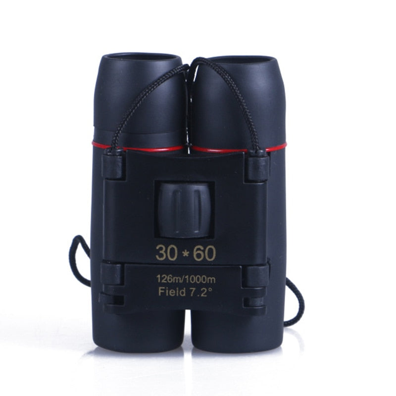 Compact Zoom Binoculars Long Range Folding HD Powerful Mini Telescope