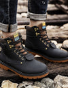 Men Outdoor Sneakers Wear-resistant Lace-up Hiking Shoes