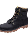 Men Outdoor Sneakers Wear-resistant Lace-up Hiking Shoes