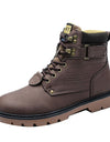 Men Outdoor Sneakers Wear-resistant Lace-up Hiking Shoes
