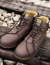 Men Outdoor Sneakers Wear-resistant Lace-up Hiking Shoes