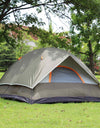 3-4 Person Windbreak Camping Tent Dual Layer