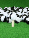 Golf Ball Black and White Synthetic