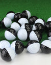 Golf Ball Black and White Synthetic