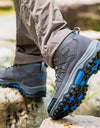 Men Outdoor Sneakers Cotton Fabric Lace-up Hiking Shoes