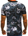 Polo Shirts Men Desiger Flower Short