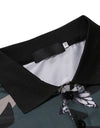 Polo Shirts Men Desiger Flower Short