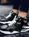 lying Woven Sport Basketball Shoes Couple Midium