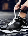 lying Woven Sport Basketball Shoes Couple Midium