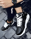 lying Woven Sport Basketball Shoes Couple Midium
