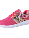 Women's Breathable Print Flower Flat Shoes