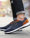 Business Men Flock Sneakers Walking Shoes