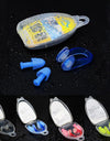 Men Women Silicone Swimming Ear Nose Clip Set Swimming Accessories