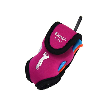 Golf small pocket + 2 balls + four balls tee Small Golf Waist Bag