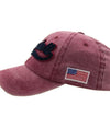 washed golf caps cotton cloth