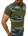 Polo Camouflage Men's Casual Slim