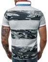 Polo Camouflage Men's Casual Slim