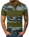 Polo Camouflage Men's Casual Slim
