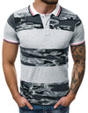 Polo Camouflage Men's Casual Slim