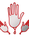 Outdoor Golfer Sports Tool Gear Plastic Golf Gloves