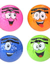 Golf Ball Cartoon Face Printed Synthetic