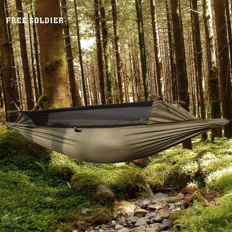 Outdoor Sports Hiking Portable Hammock Tent Multi-function