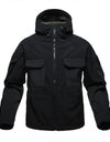 tactical waterproof soft shell hiking jacket