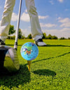 Globe Map Golf Balls