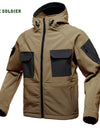 tactical waterproof soft shell hiking jacket