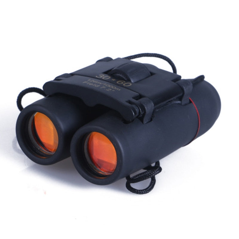 Compact Zoom Binoculars Long Range Folding HD Powerful Mini Telescope