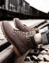 Men Outdoor Sneakers Wear-resistant Lace-up Hiking Shoes
