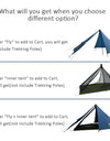 GeerTop Ultralight 1 Person Compact Trekking Tent