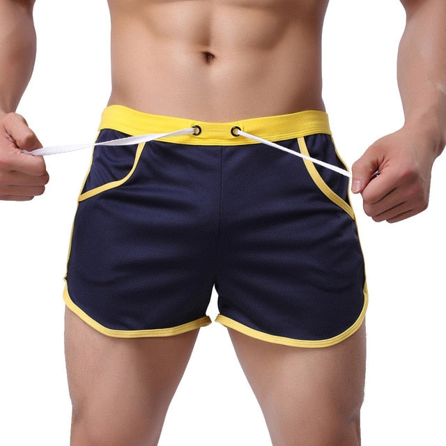 Beach Shorts Men Swimwear Liner Strap Sweat