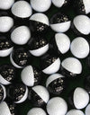 Golf Ball Black and White Synthetic