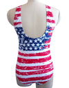 Women American Flag The fourth of July One Pieces Bikini Swimwear