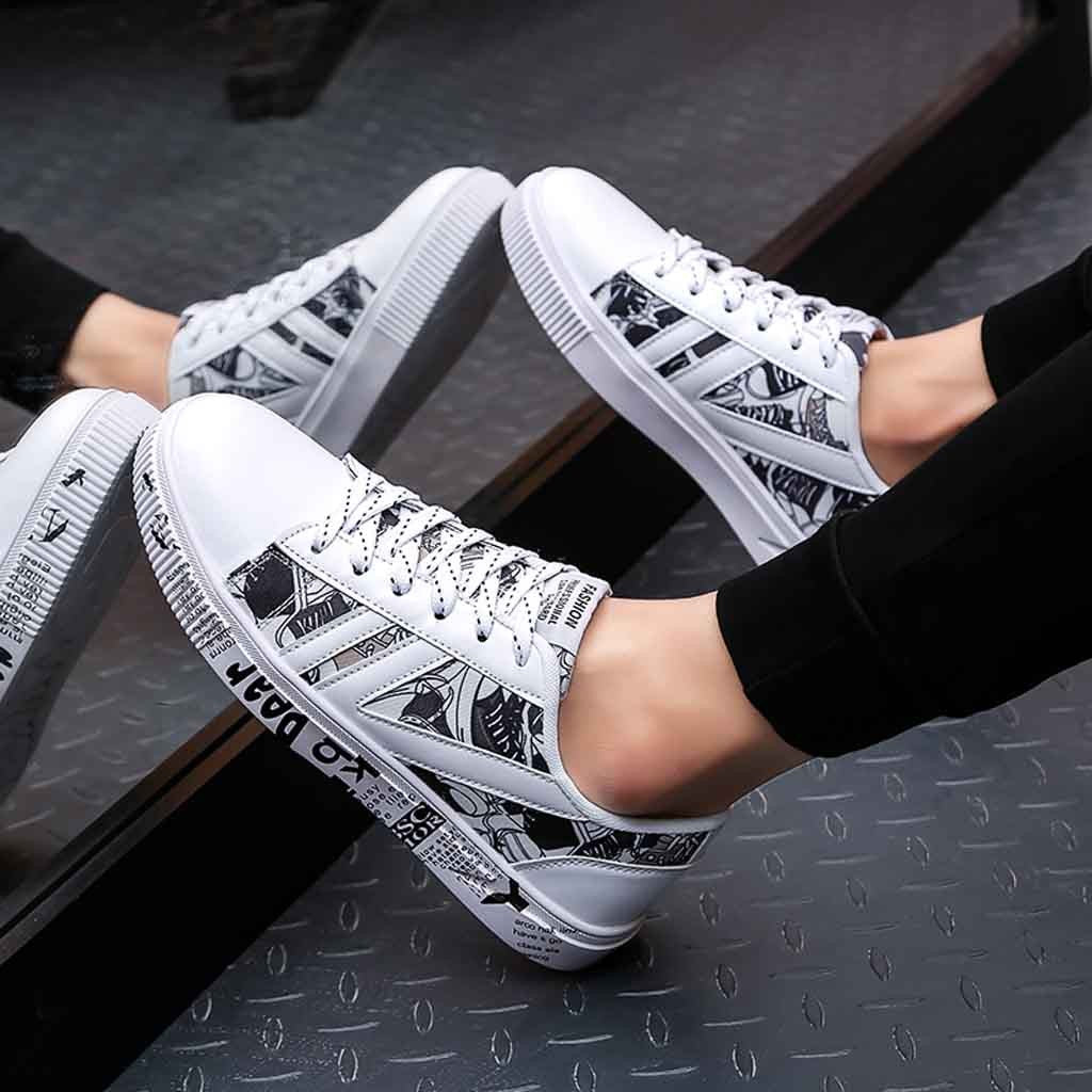 Skateboarding Shoes Of Men Cool Casual Mesh Breathable