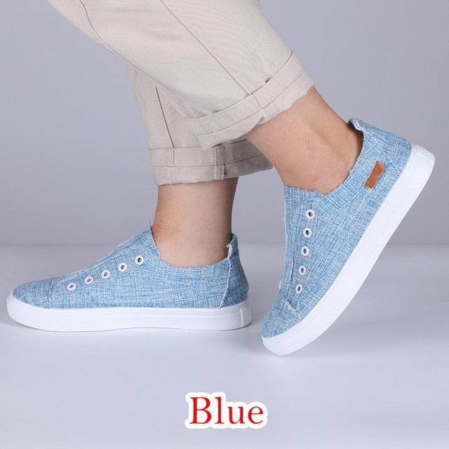 Men Women Skateboard Shoes Lovers Slip-on Casual