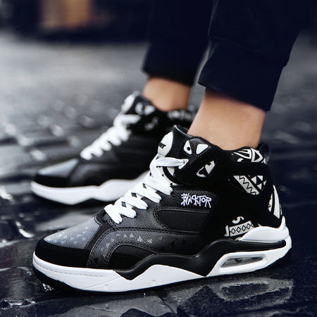 lying Woven Sport Basketball Shoes Couple Midium