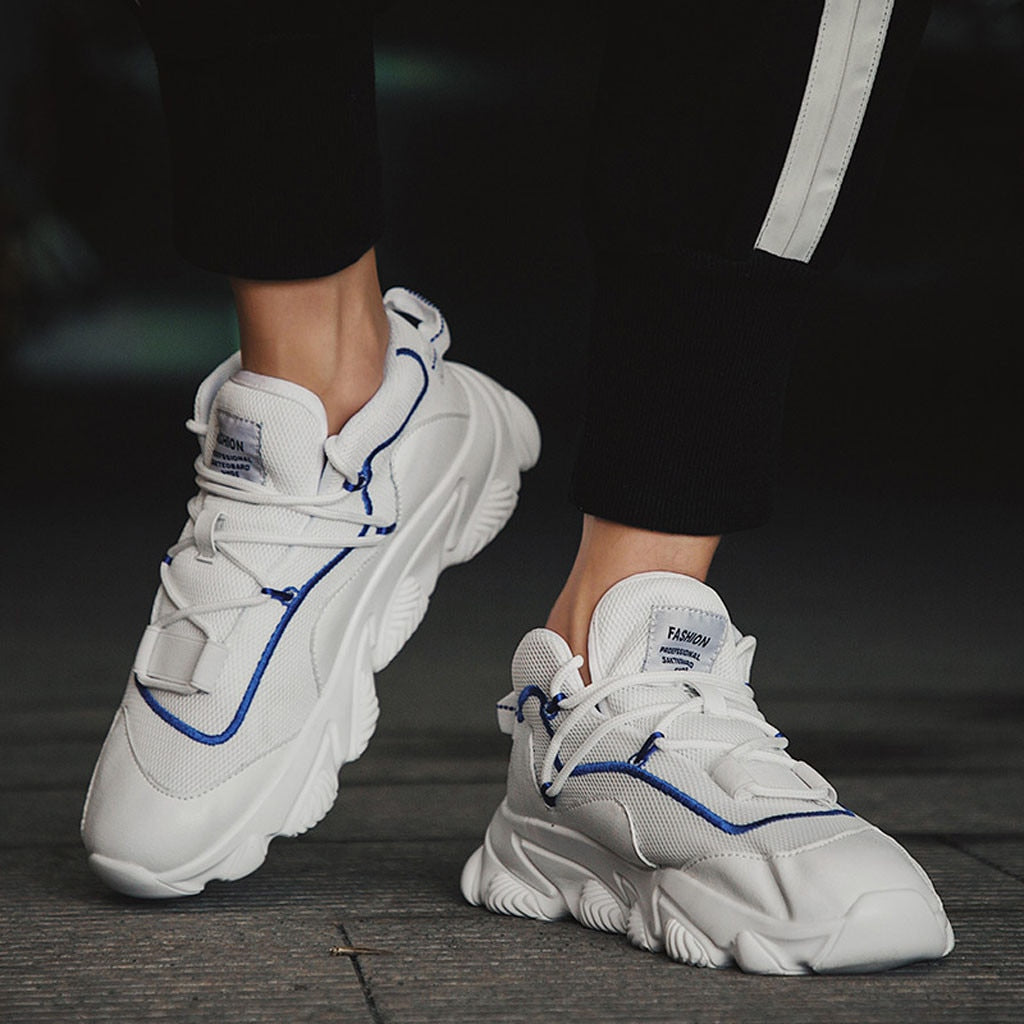 Men's Summer Hollow Mesh Breathable Sneakers Non-Slip