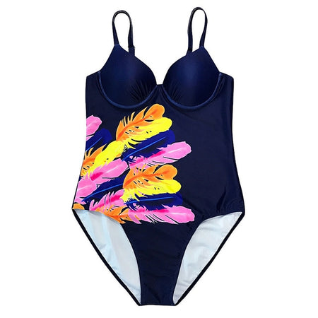 Women 's Bathing Suits Summer Backless Sexy Print Swimwear