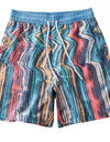 Board shorts men swimwear striped beach