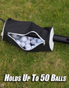 Portable Golf Ball Shag Bag Pick Up
