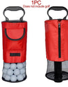 Long Handle Golf Ball Picker Large Hold Waterproof Shag Nylon Bag