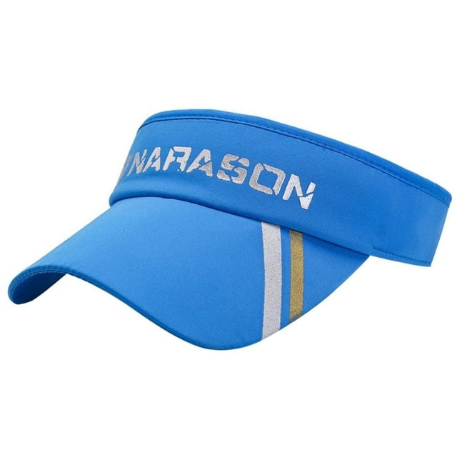 Men Women Sun Visors Long Brim Hats Caps