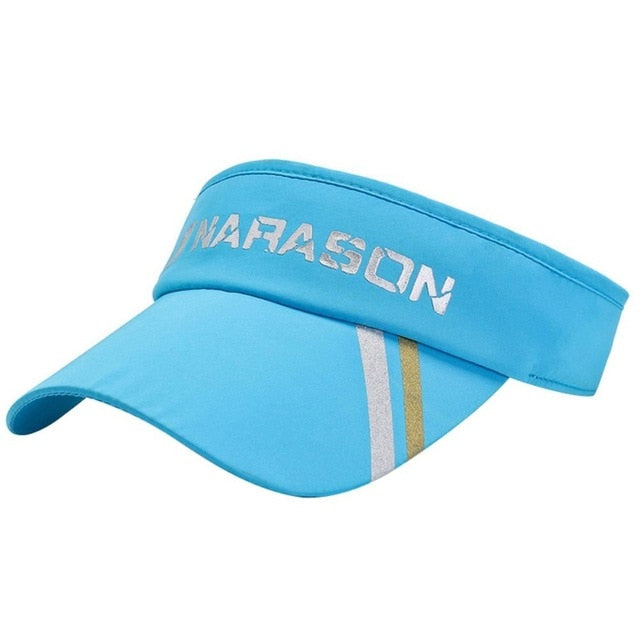 Men Women Sun Visors Long Brim Hats Caps