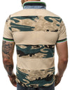 Polo Camouflage Men's Casual Slim